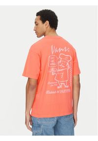 Vans T-Shirt 66 Baked VN000NTS Różowy Loose Fit. Kolor: różowy. Materiał: bawełna #3