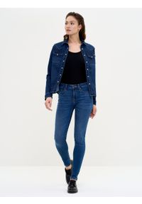 Big-Star - Spodnie jeans damskie Lorena 364. Stan: podwyższony. Kolor: niebieski #6