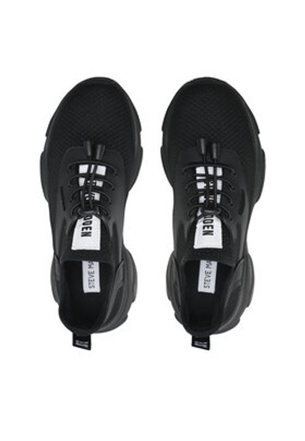 Steve Madden Sneakersy Match-E SM19000020-184 Czarny. Kolor: czarny. Materiał: materiał