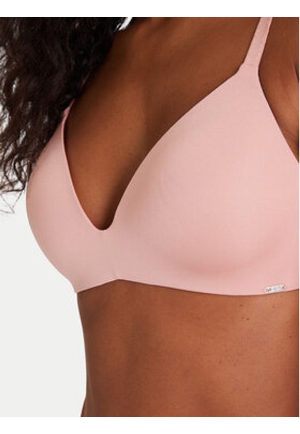 Hunkemöller Biustonosz bezfiszbinowy 301440 Różowy. Kolor: różowy. Materiał: syntetyk