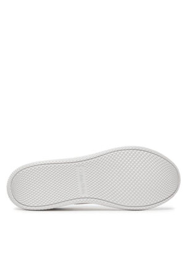 Calvin Klein Sneakersy Low Top Lace Up Lth HM0HM01790 Biały. Kolor: biały. Materiał: skóra