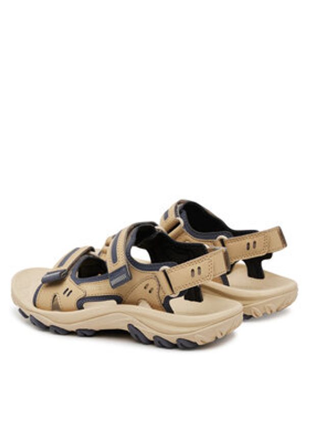 Merrell Sandały Huntington Sport Convert J038488 Beżowy. Kolor: beżowy. Materiał: skóra