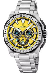 Zegarek męski Festina F20724-4 srebrny. Kolor: srebrny #1