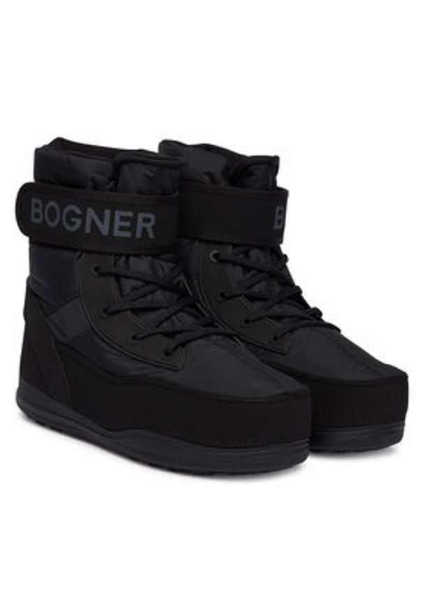 Bogner Śniegowce Laax 7 B 32547514 Czarny. Kolor: czarny. Materiał: skóra