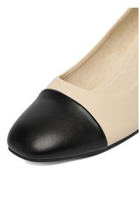 Rieker Czółenka 44760-60 Beżowy. Kolor: beżowy. Materiał: materiał #7