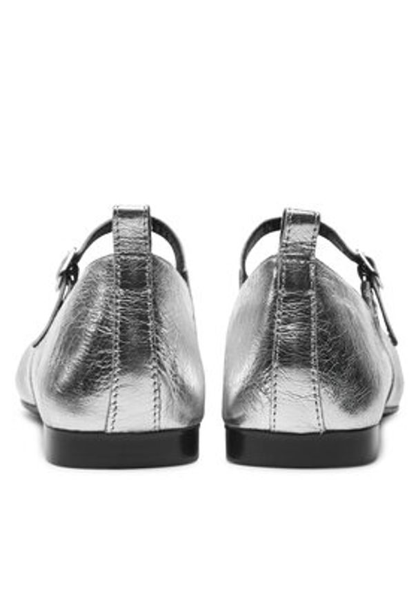 Vagabond Shoemakers Baleriny Delia 5307-483-79 Srebrny. Kolor: srebrny. Materiał: skóra