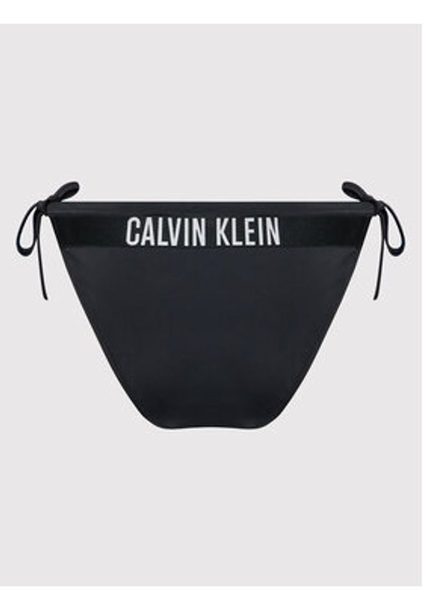 Calvin Klein Swimwear Dół od bikini Intense Power KW0KW01858 Czarny. Kolor: czarny. Materiał: syntetyk