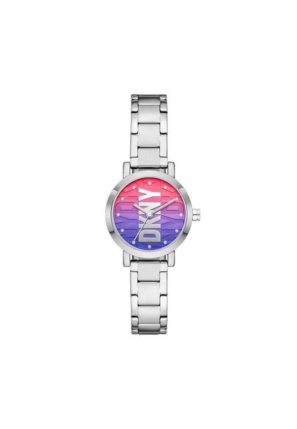 Zegarek DKNY. Kolor: srebrny