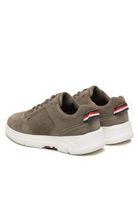 TOMMY HILFIGER - Tommy Hilfiger Sneakersy Core FM0FM04592 Brązowy. Kolor: brązowy. Materiał: materiał #3