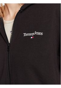 Tommy Jeans Bluza DW0DW14856 Czarny Oversize. Kolor: czarny. Materiał: bawełna