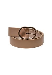 Urban Classics - Pasek Z Klamrą Pierścieniową. Kolor: beżowy, wielokolorowy, żółty. Wzór: paski #1