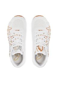 skechers - Skechers Sneakersy Uno Metallic Love 155523/WTGD Biały. Kolor: biały. Materiał: skóra #3
