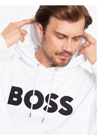 BOSS - Boss Bluza 50486243 Biały Regular Fit. Kolor: biały. Materiał: bawełna #2