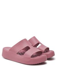 Crocs Klapki Getaway Platform H-Strap 209409 Różowy. Kolor: różowy. Obcas: na platformie