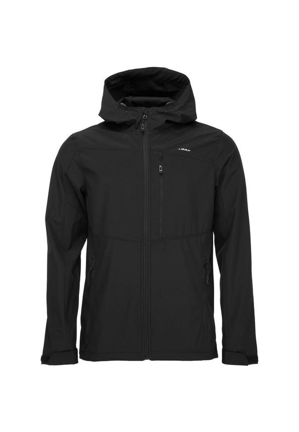 ZSPORT - Męska kurtka Softshell Loap Ladan - wiatroszczelna i oddychająca. Kolor: czarny. Materiał: poliester. Sport: turystyka piesza