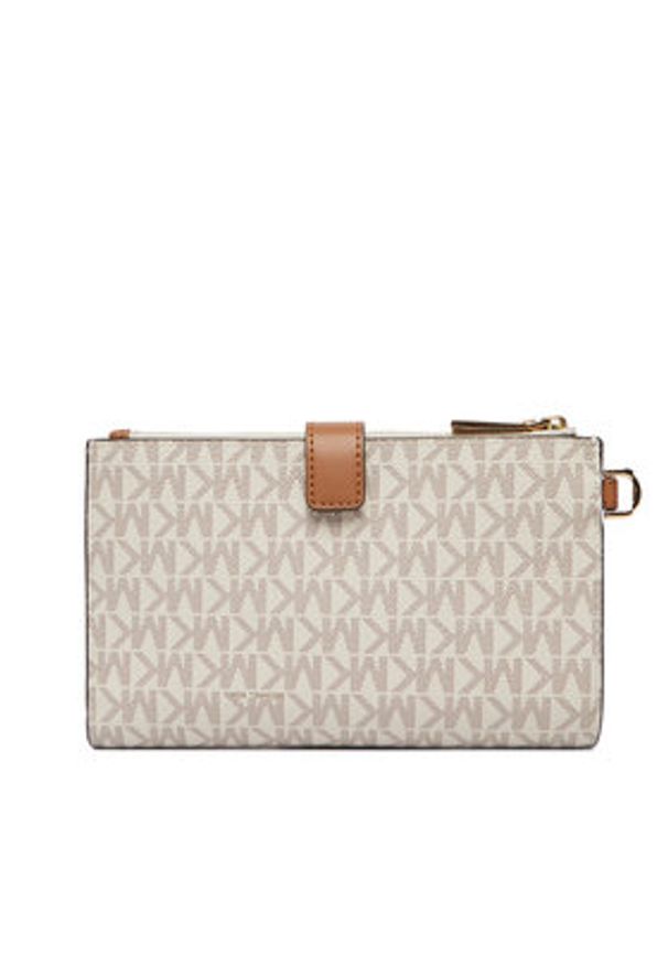 MICHAEL Michael Kors Portfel 32F1GJ6W4B Kremowy. Kolor: kremowy. Materiał: skóra