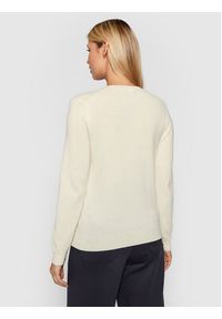 United Colors of Benetton - United Colors Of Benetton Kardigan 1002D5485 Beżowy Regular Fit. Kolor: beżowy. Materiał: wełna #4