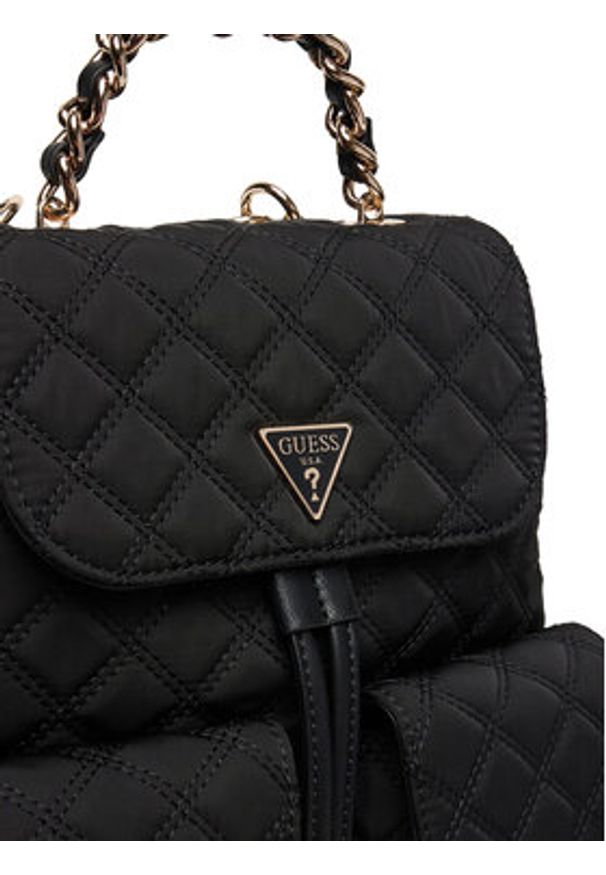 Guess Plecak Giully II HWYQ96 73330 Czarny. Kolor: czarny. Materiał: materiał