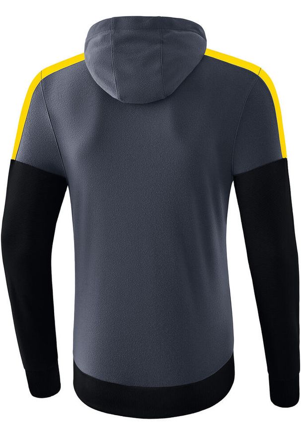 ERIMA - Dziecięca bluza z kapturem Erima Squad. Typ kołnierza: kaptur. Kolor: wielokolorowy, szary, żółty, czarny. Sport: fitness, piłka ręczna