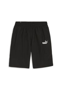 Puma - Męskie szorty cargo z tkaniny ESS PUMA Black. Kolor: czarny. Materiał: tkanina. Długość: krótkie. Sport: fitness #1
