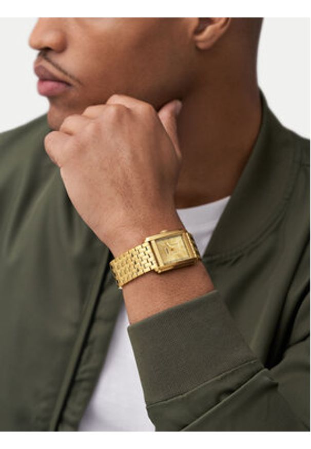 Fossil Zegarek Carraway FS6009 Złoty. Kolor: złoty