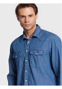 !SOLID - Solid Koszula jeansowa 21107055 Niebieski Regular Fit. Kolor: niebieski. Materiał: bawełna #5