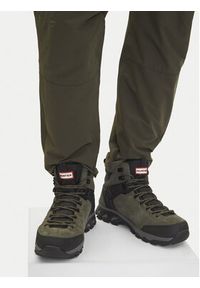 Hunter Trekkingi CEO-H8-352 Khaki. Kolor: brązowy. Materiał: skóra, zamsz. Sport: turystyka piesza #5