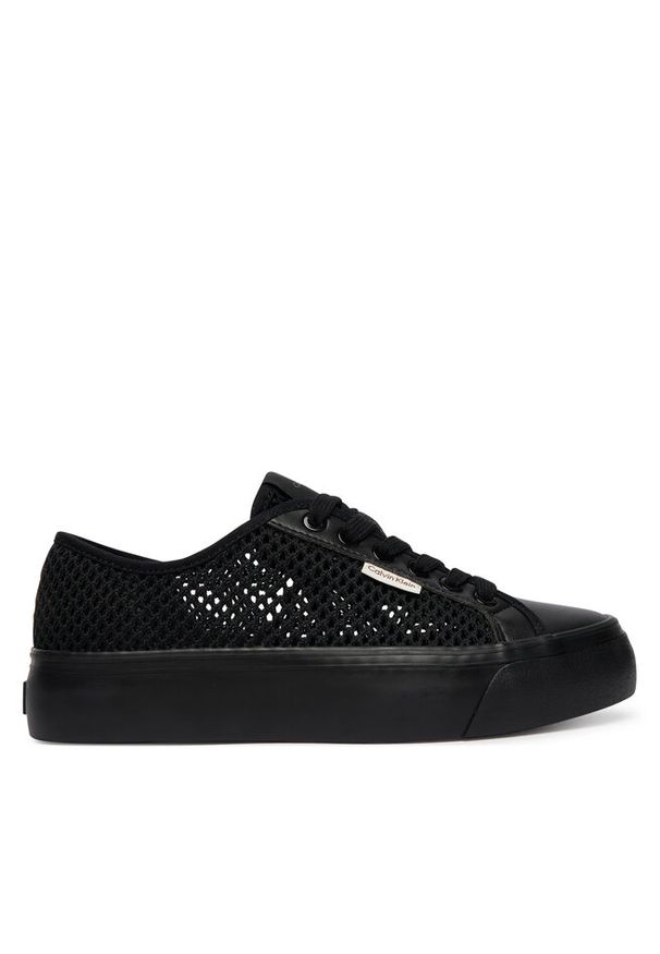 Sneakersy Calvin Klein. Kolor: czarny. Materiał: mesh