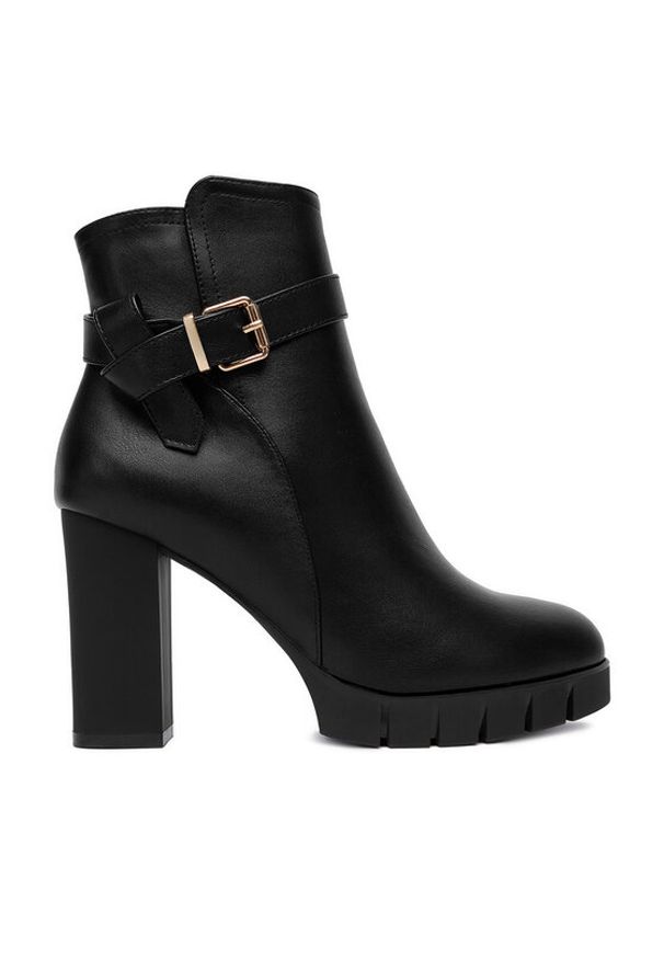 DeeZee Botki HX16041A-180 Czarny. Kolor: czarny. Materiał: materiał, syntetyk