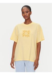 ViCOLO T-Shirt RD0119 Żółty Regular Fit. Kolor: żółty. Materiał: bawełna