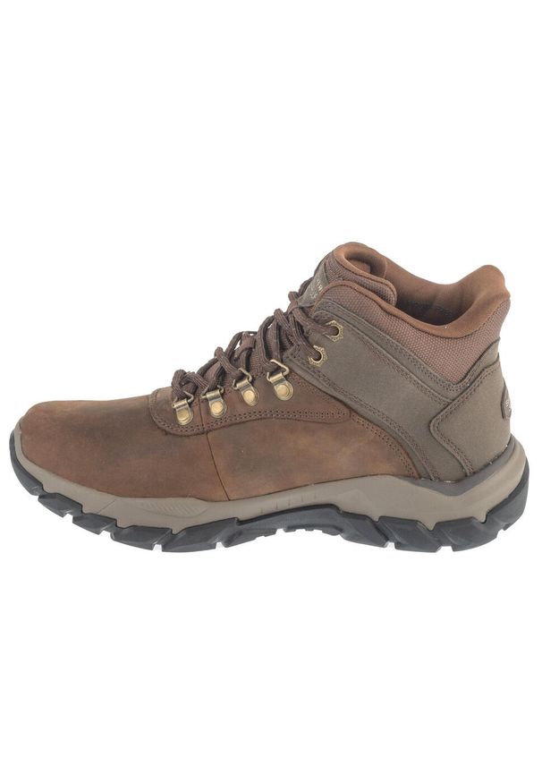 skechers - Buty zimowe męskie, Santoro - Relic. Kolor: brązowy. Sezon: zima