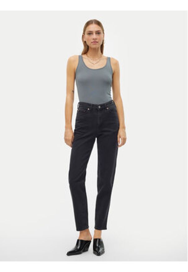 Vero Moda Jeansy Tessa 10302983 Szary Mom Fit. Kolor: szary