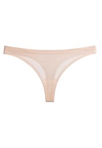 Intica - Stringi bezszwowe z miękkiego materiału niewidoczne pod odzieżą Alethia. Kolor: beżowy. Materiał: materiał