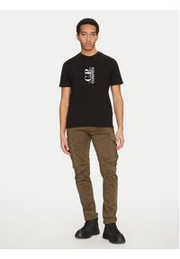 C.P. Company T-Shirt 18CMTS138A005100W Czarny Regular Fit. Kolor: czarny. Materiał: bawełna #4