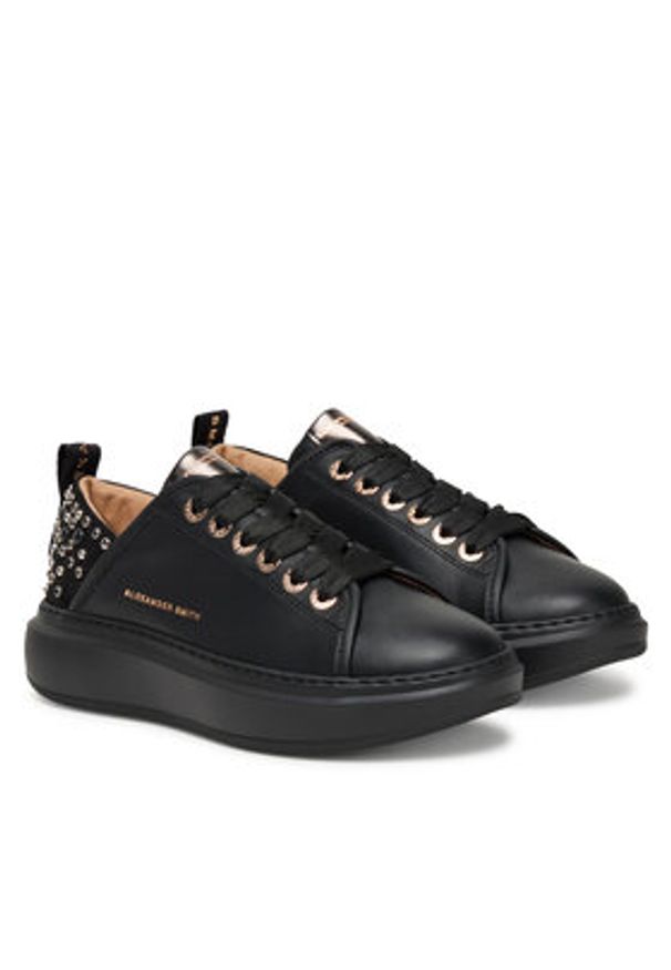 Alexander Smith Sneakersy Wembley ASBCWYW-0088 Czarny. Kolor: czarny. Materiał: skóra