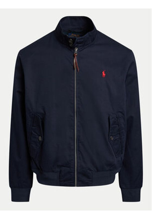 Polo Ralph Lauren Kurtka bomber 710923261002 Granatowy Regular Fit. Typ kołnierza: polo. Kolor: niebieski. Materiał: bawełna