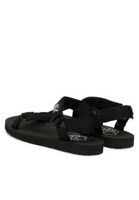 Jack Wolfskin Sandały Taiga A65623 Czarny. Kolor: czarny. Materiał: materiał #5