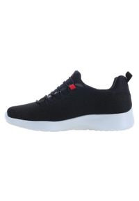 skechers - Buty na co dzień męskie SKECHERS DYNAMIGHT siateczka. Okazja: na co dzień. Kolor: czarny. Sport: fitness