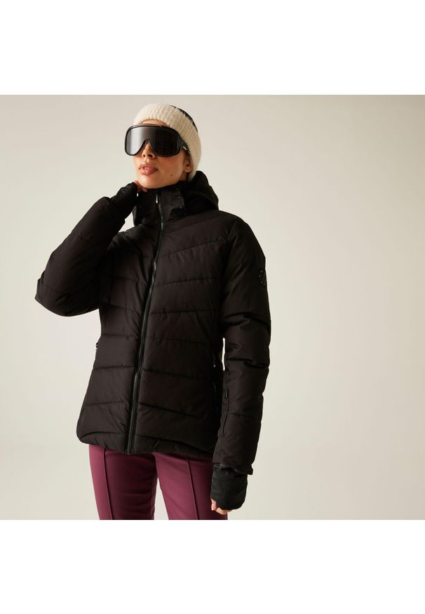 DARE 2B - Kurtka narciarska damska z membraną Glacier Dare 2b. Kolor: czarny. Materiał: tkanina, puch. Sezon: zima. Sport: narciarstwo