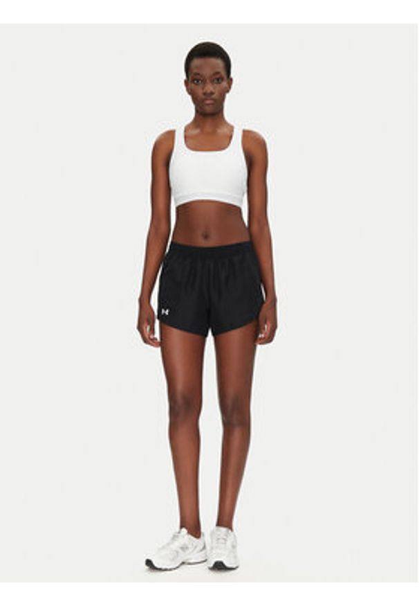 Under Armour Biustonosz sportowy Crossback Mid Bra 1361034 Biały. Kolor: biały. Materiał: syntetyk