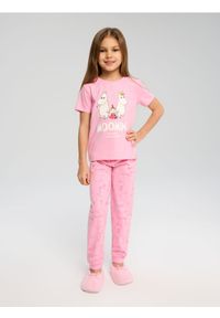 Sinsay - Piżama dwuczęściowa The Moomins - różowy. Kolor: różowy #1