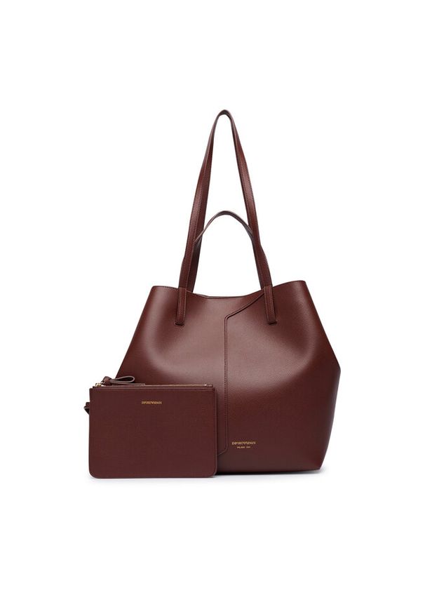 Torebka Emporio Armani. Kolor: brązowy