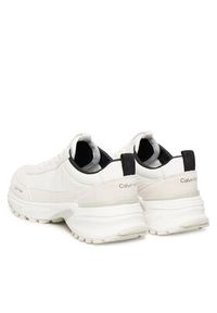 Calvin Klein Sneakersy Hike Runner Mg Nylon Mix YW0YW02075 Biały. Kolor: biały. Materiał: skóra #6