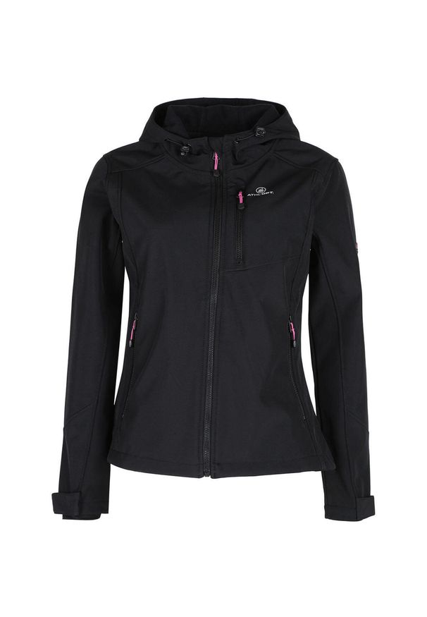 ZUMBA WEAR - Kurtka Softshell Octavia dla Kobiet - Elegancka, Oddychająca i Wodoodporna. Kolor: czarny. Materiał: elastan, poliester. Sport: turystyka piesza