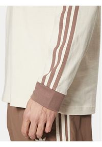 Adidas - adidas Longsleeve adicolor Classics 3-Stripes JN7022 Écru Slim Fit. Materiał: bawełna. Długość rękawa: długi rękaw #3