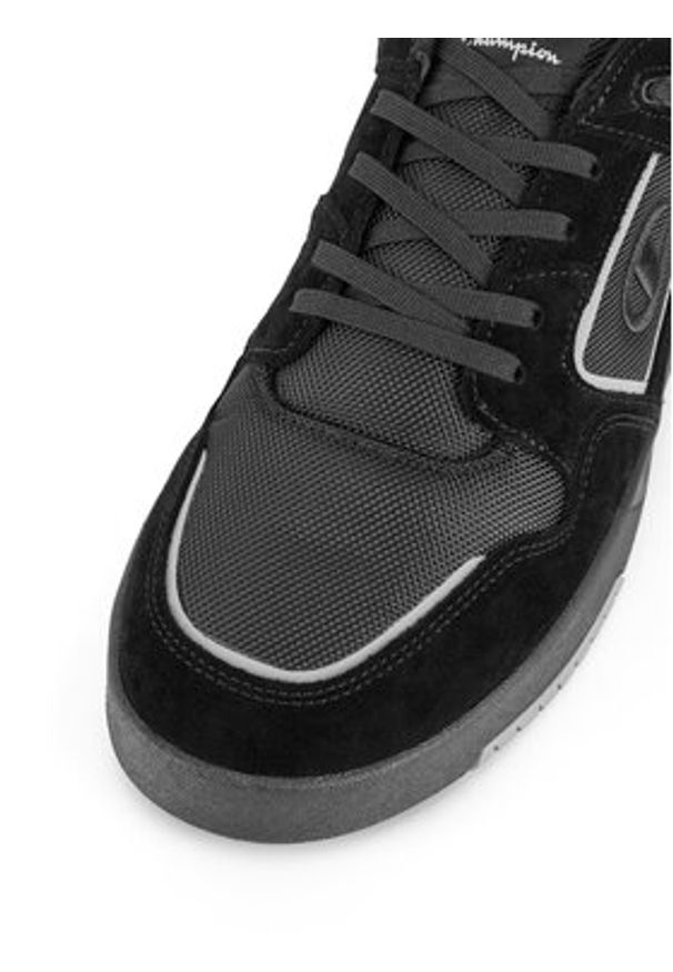 Champion Sneakersy ZN80 LOW CASUAL LOW S22271-KK002 Czarny. Okazja: na co dzień. Kolor: czarny. Materiał: zamsz, skóra