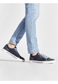 Bata Sneakersy 8499612 Granatowy. Kolor: niebieski. Materiał: materiał #2