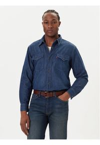Levi's® Koszula jeansowa Western A1919-0061 Granatowy Relaxed Fit. Kolor: niebieski. Materiał: bawełna