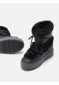 Moon Boot LTRACK FAUX FUR WP Śniegowce damskie. Kolor: czarny #2