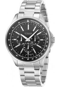 Zegarek Strand Zegarek męski Strand S708GMCBSC srebrny. Kolor: srebrny #1